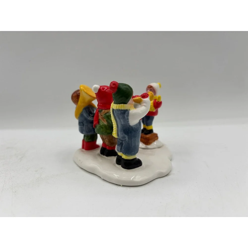 Department 56 1987 Vintage Original Snow Village Children in Band 5104-7 Retired